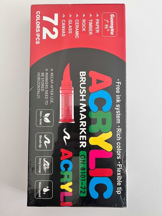 Акрилові маркери GuangNa 120 відправка в день замовлення Розмальовка