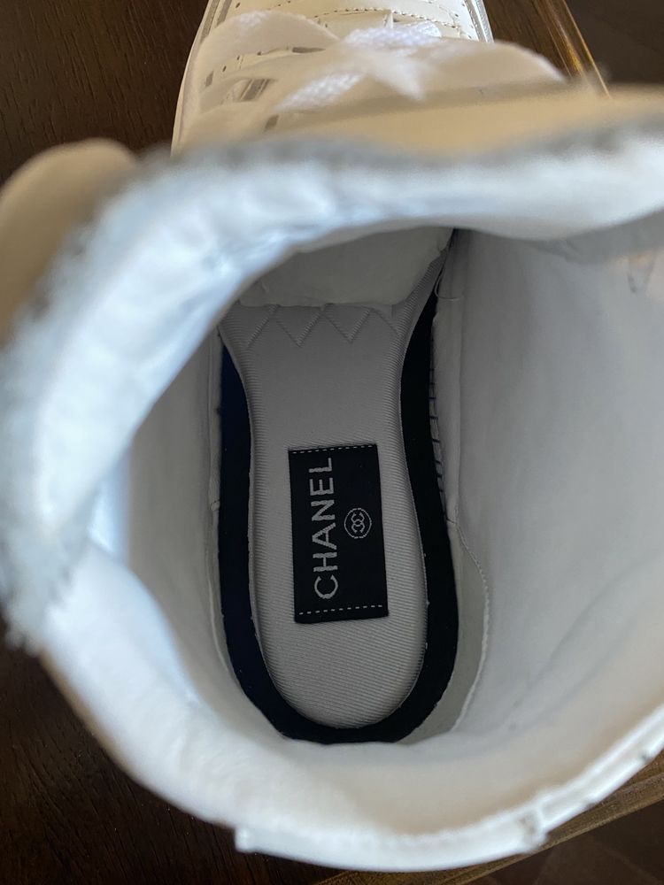 Chanel buty sneakersy trampki skóra cielęca NOWE 39/40