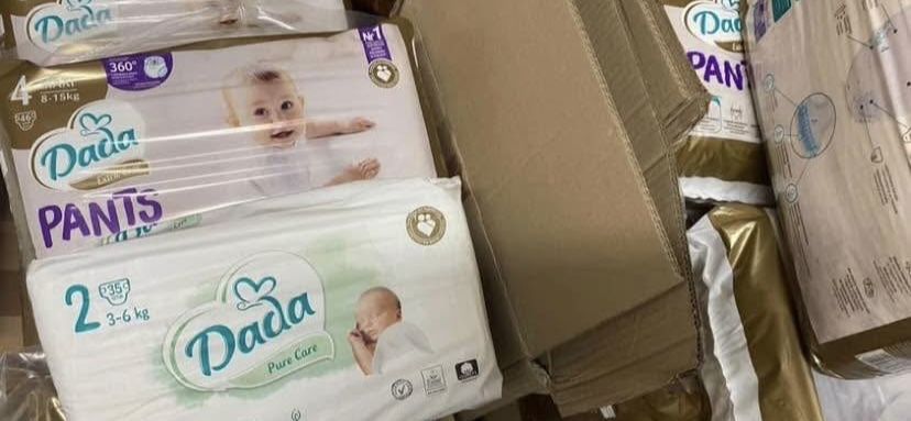 Pampersy pieluchy Dada, rozne rozmiary, nowe, bez wad