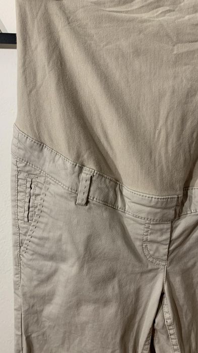 Spodnie ciążowe H&M, rozmiar 34/XS, cena 20zł.
Długość całkowita 103cm