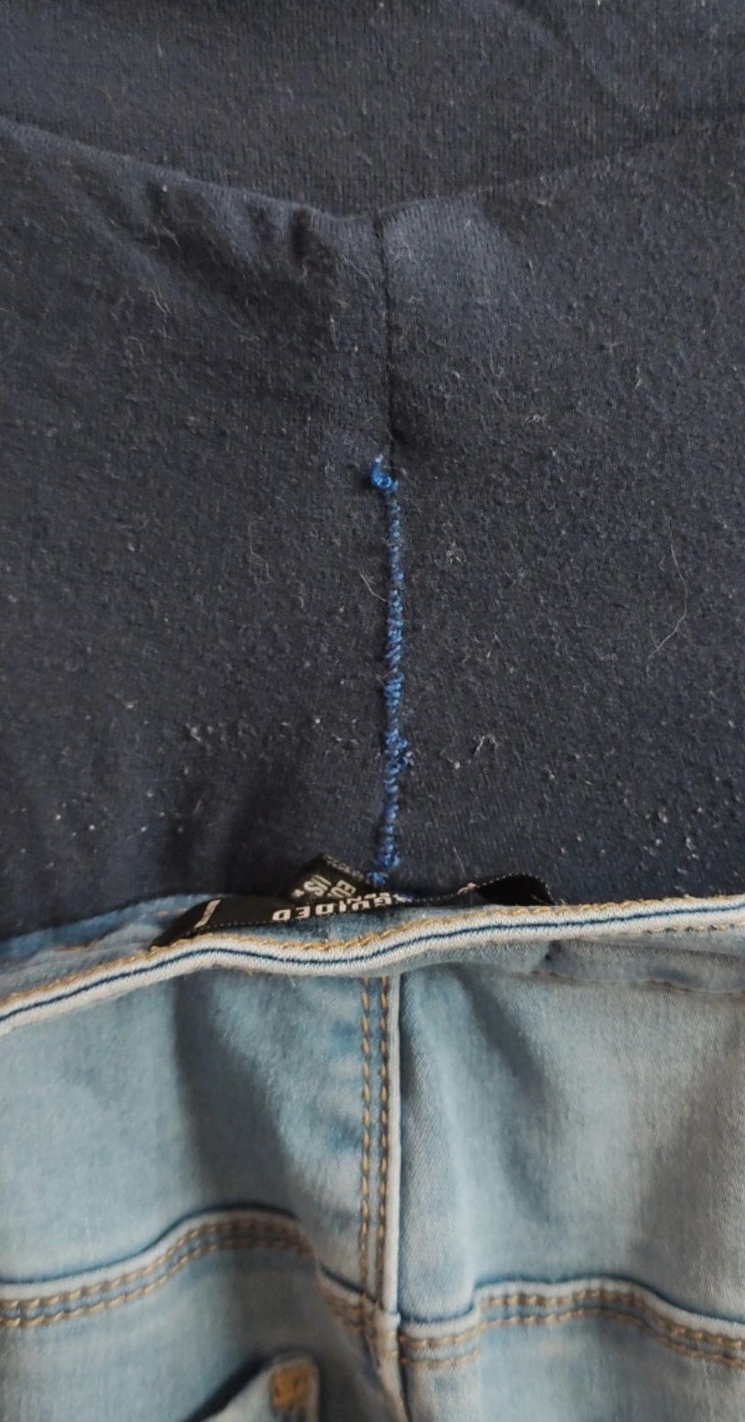 Elastyczne jeansy ciążowe missguided maternity