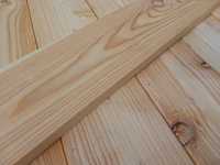 Półka drewniana, modrzew - deska naturalna heblowane 75x12 cm