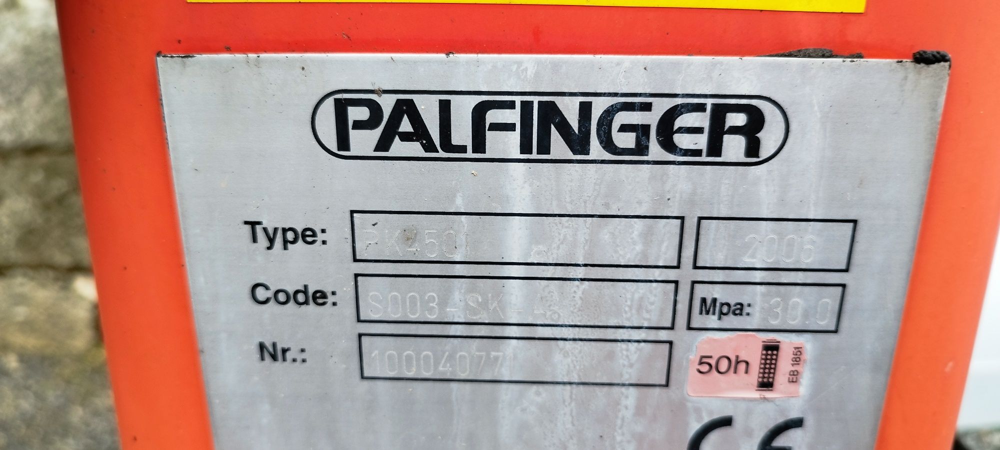 Grua palfinger usada