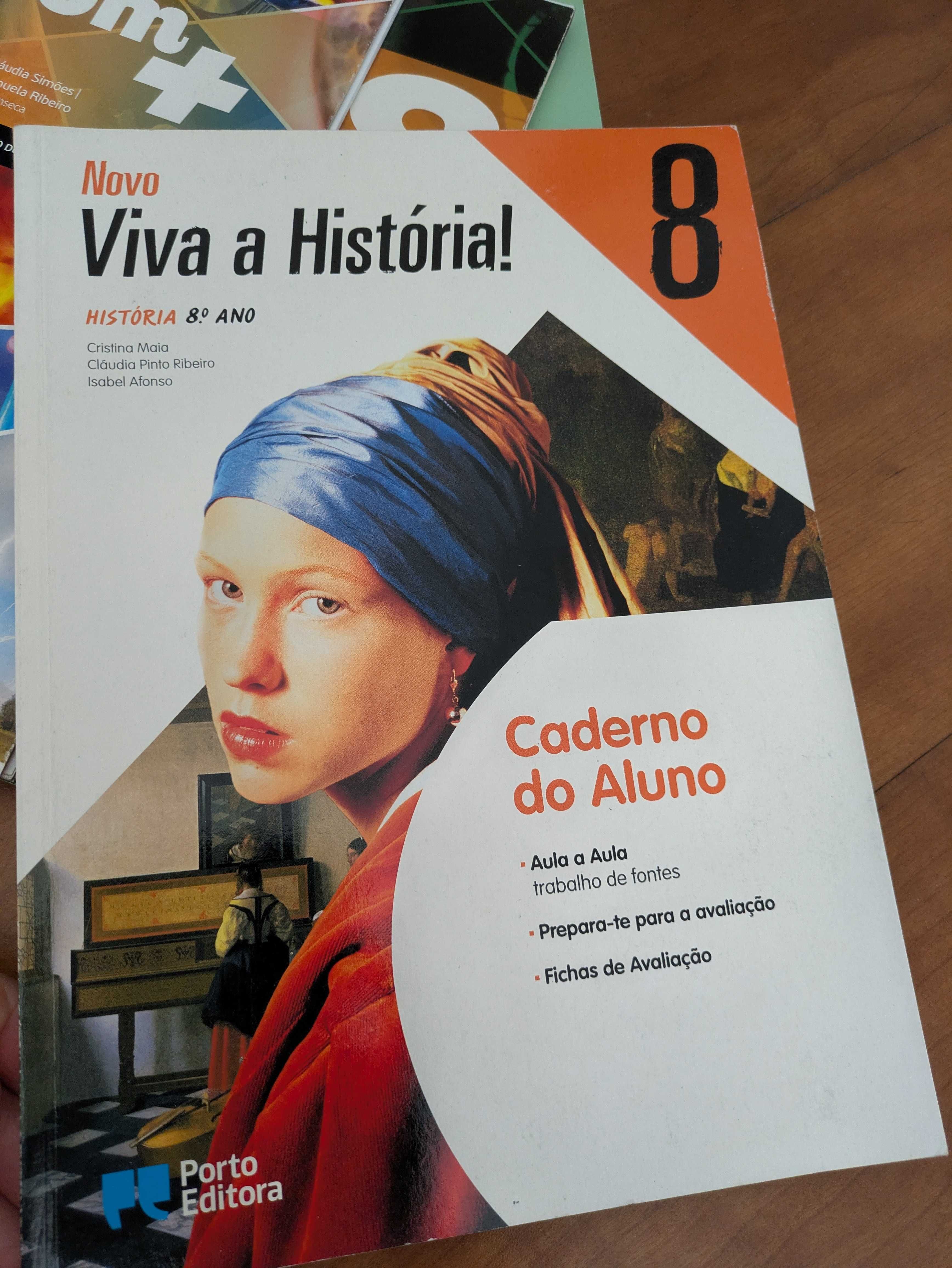 Cadernos de exercícios 8ano