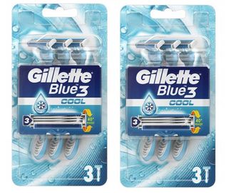 2 x Gillette Blue 3 Cool Jednorazowe maszynk ido goleniai 3 szt