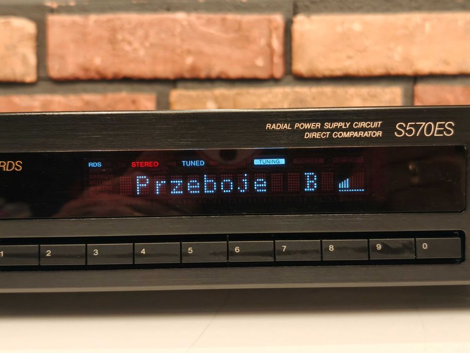 SONY ST-S570ES ! Świetny tuner radiowy z RDS