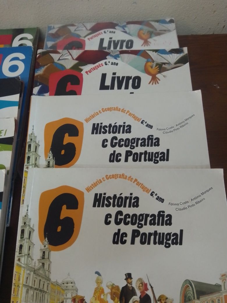 Livros escolares 6 ano
