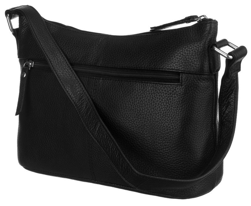 skórzana torebka damska w zestawie z portfelem - peterson