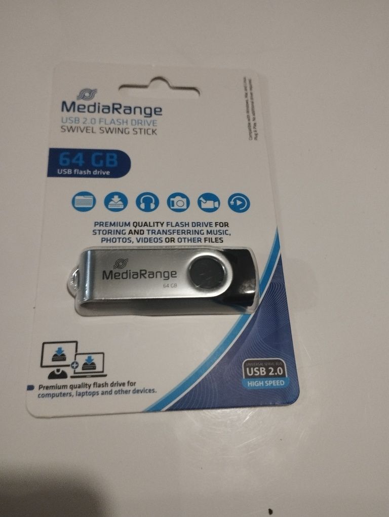 Pen drive 64 GB pamięć flash nowa