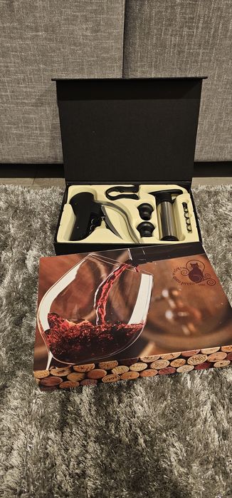 Conjunto saca rolhas Gato Preto