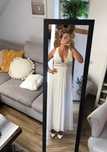 Biała długa sukienka typu boho/ slub/ poprawiny/ sesja