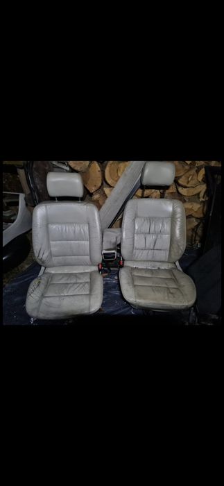 Fotele Audi A6 C4 grzany przód i tył, przełączniki