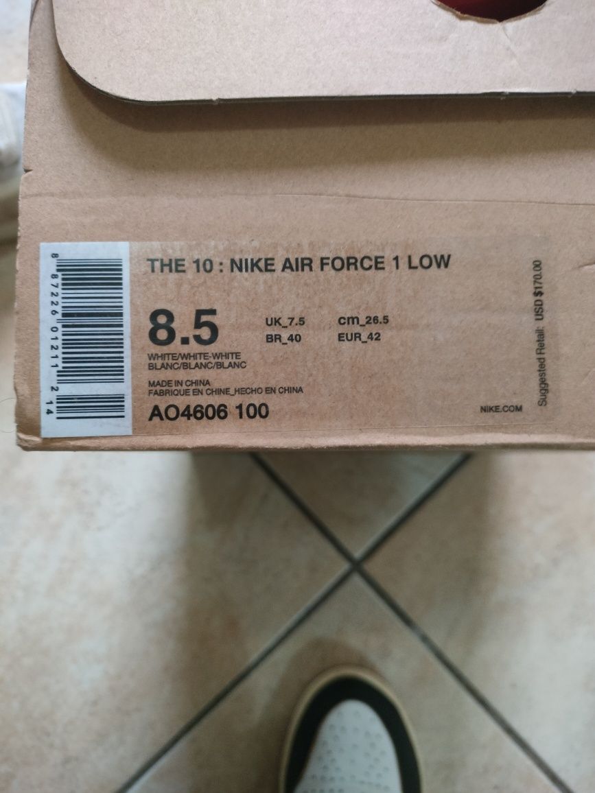 Nike Air Force 1 Off White The Ten 42