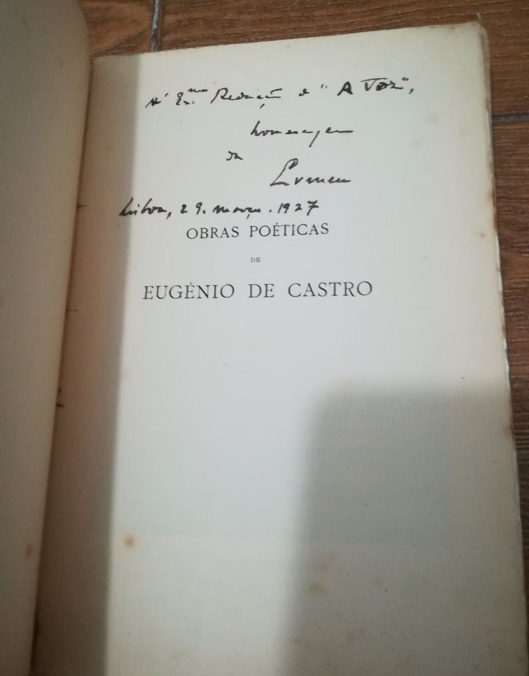 Obras Poéticas de Evgénio de Castro (1927)