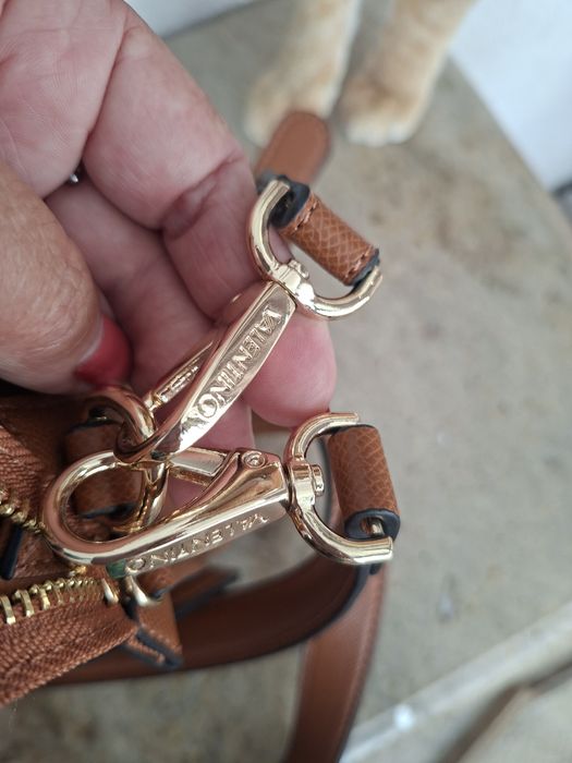 Mala com 2 alças uriginal Valentino castanho.