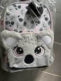 Nowy plecak tornister pluszowy koala bambino dziewczęcy