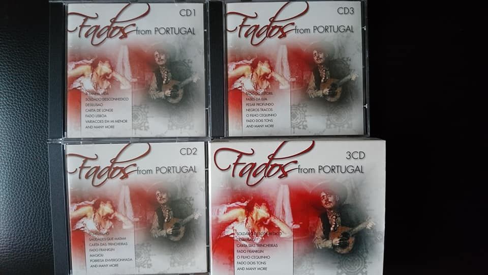 4 CD's Música Brasileira e Fado, A Partir de