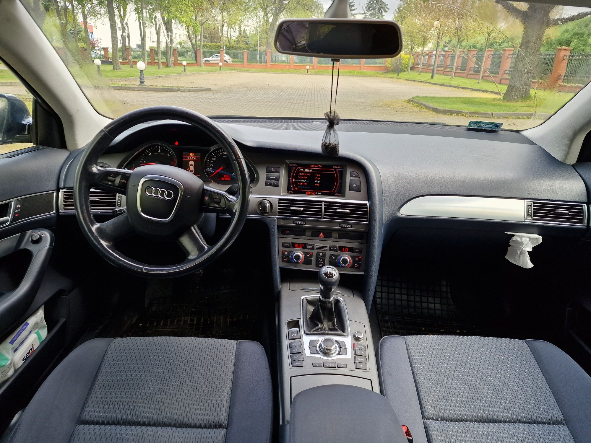 Audi A6 c6 2.7tdi v6 diesel manual granatowy środek!