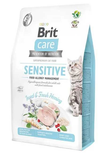 Brit Care Insect 2 кг комахи/риба - корм для котів