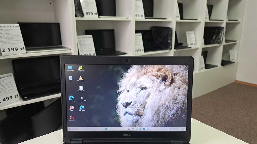 Solidny Dell Latitude E5450 14" i5 8 GB RAM SSD nVidia WIN11 Klasa A