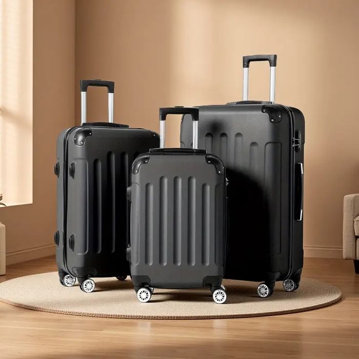 Валіза сіра Чемодан серый