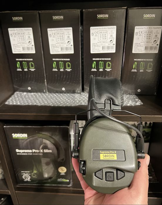 Навушники Sordin Supreme Pro-X + Gel +кріплення Tegris чебурашки ТОП‼️