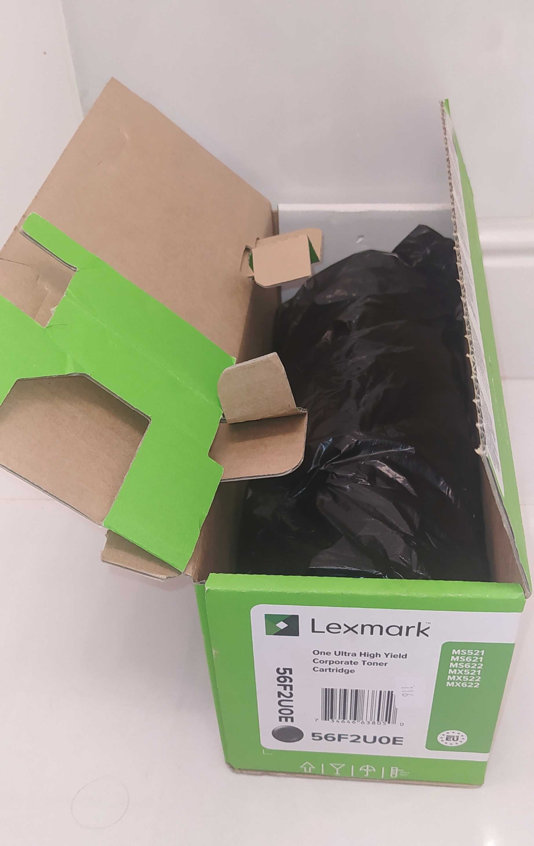 tonery LEXMARK 56F2U0E oryginalne nowe otwarte pudełka
