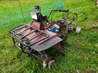 Kawasaki KLF 300 2x2 części lampa rama błotnik owiewka zderzak bagażni