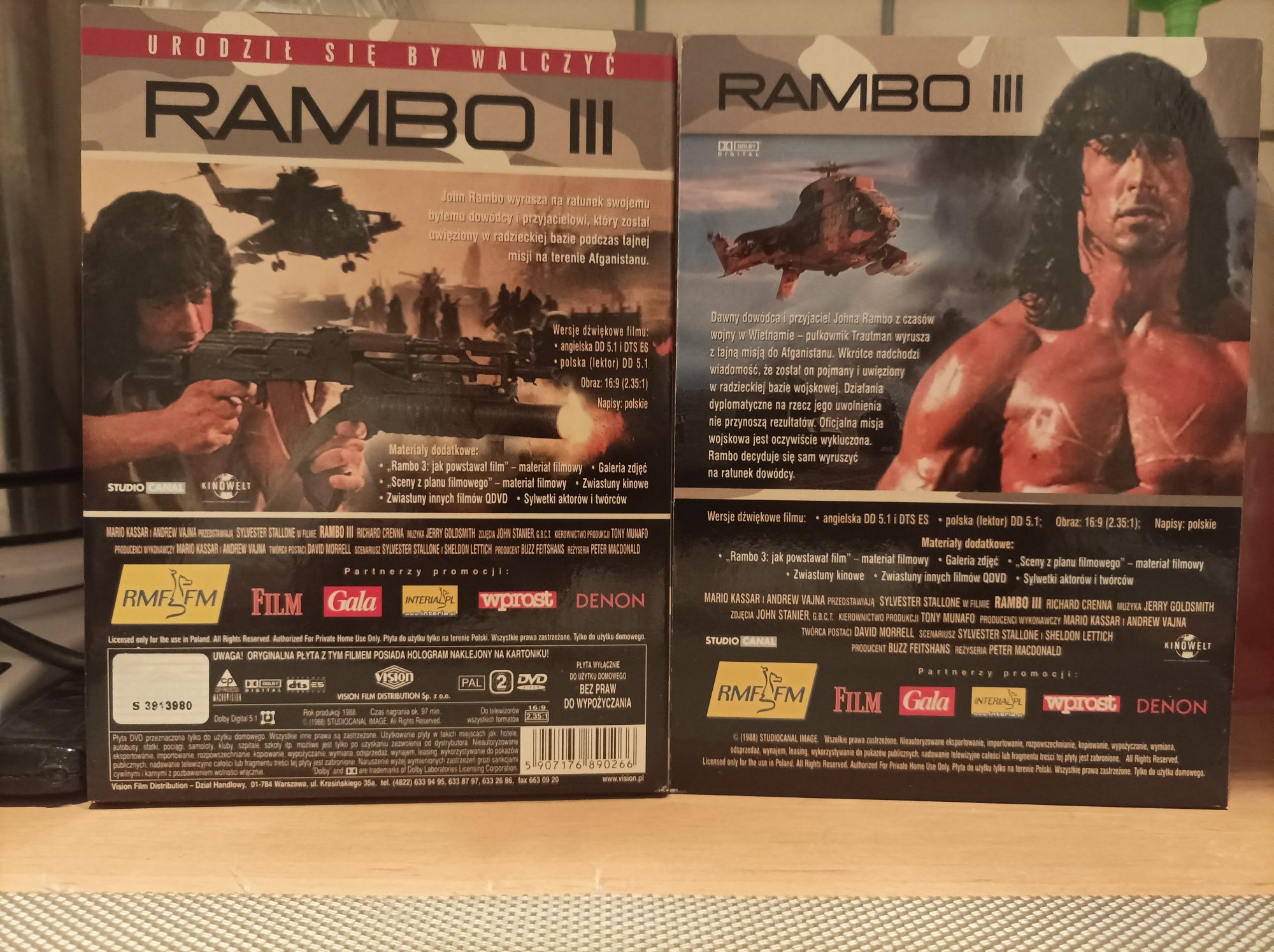 QDVD Rambo III S.Stallone