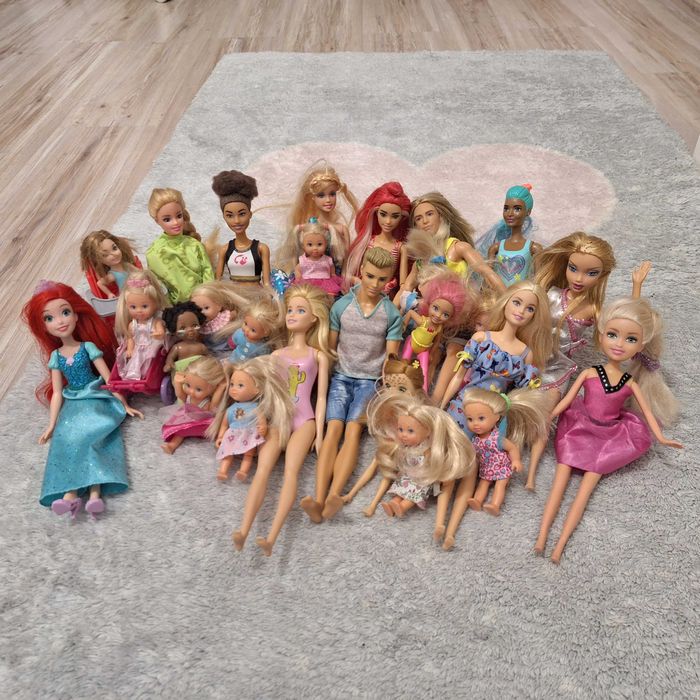 Lalki, Barbie itp. 24sztuki