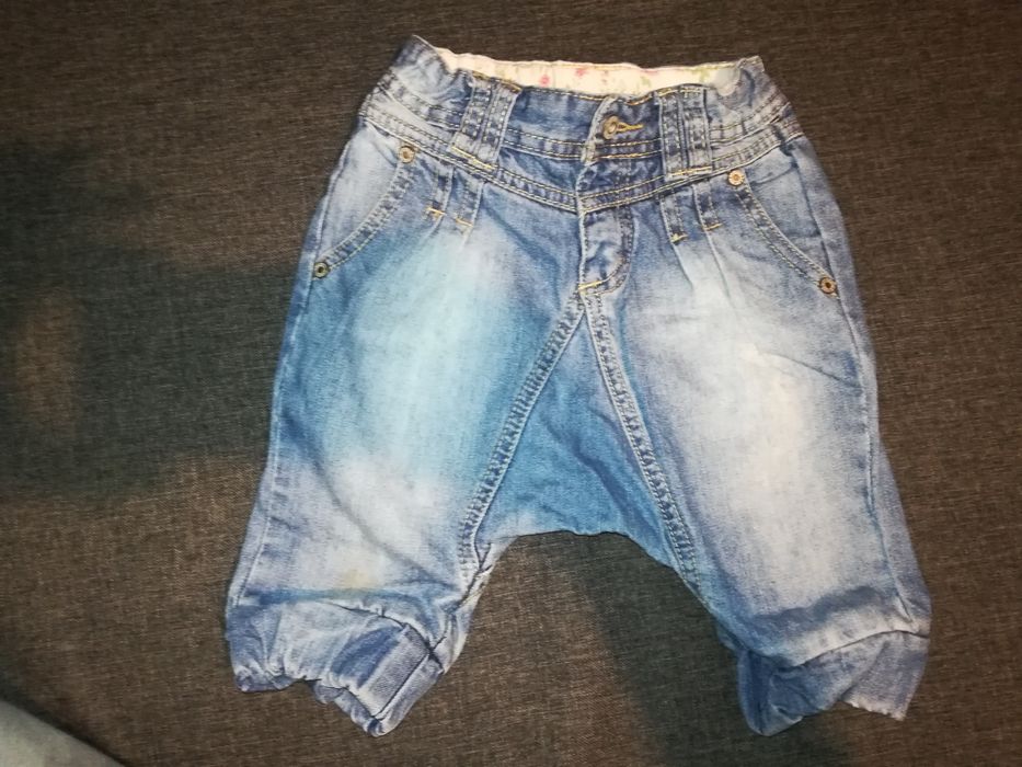 KIDS DENIM Super jeansowe jogersy w stanie idealnym, jak nowe