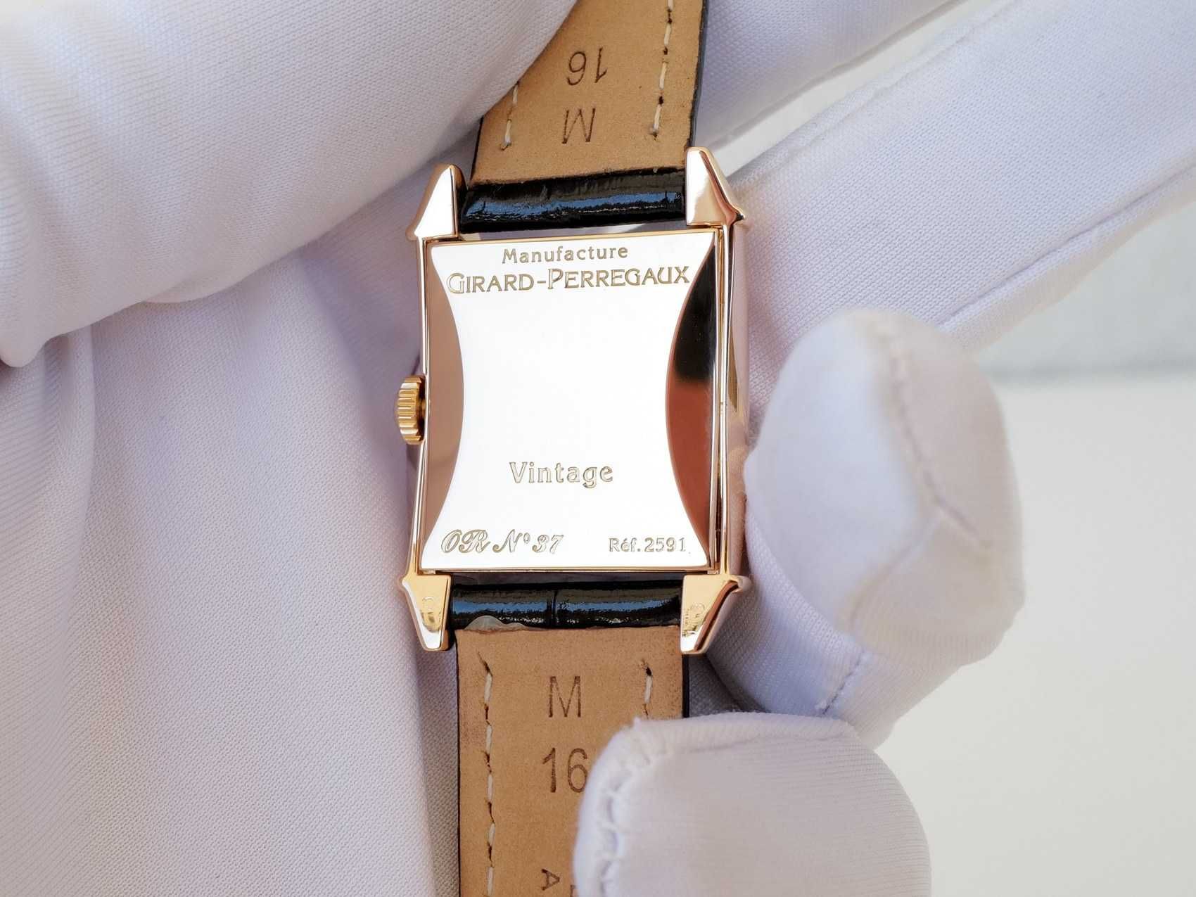 Girard Perregaux Vintage 1945 Ladies Quartz 18K Rose Gold