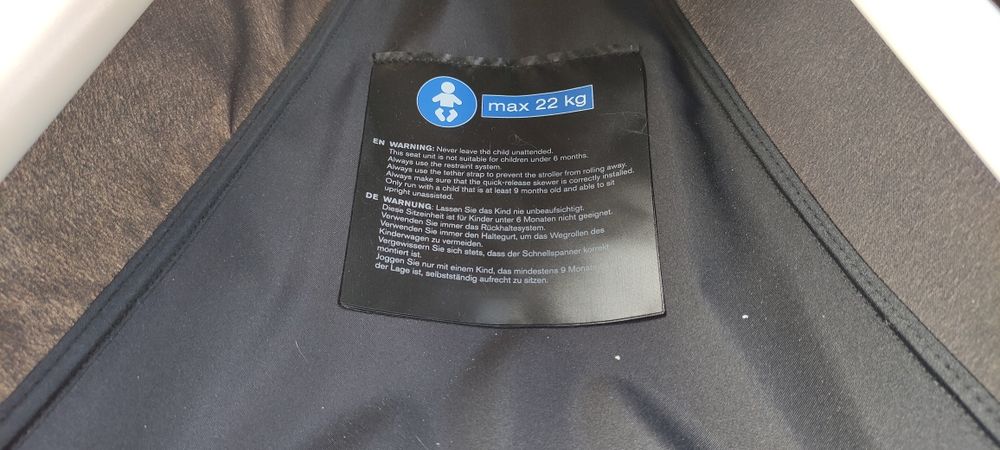 CYBEX AVI wózek do biegania + folia przeciwdeszcz. + moskitiera cybex