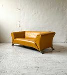 Rolf Benz sofa 322 skóra proj. Anita Schmidt lata 80 vintage design