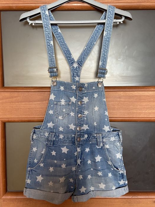 Ogrodnuczki jeansowe H&M