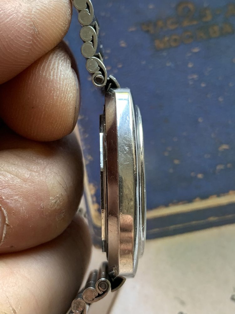 Zegarek vintage  Zodiac Astroquartz 70’ stalowka 38,5mm esa .940.111