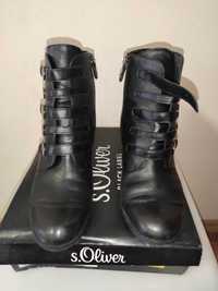 Buty s.Oliver Black Label Botki r.41 Używane Wada