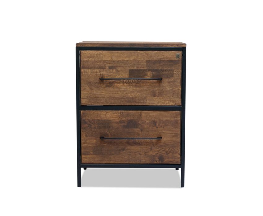 Szafka Łazienkowa Umywalkę Dąb - 60x45x80cm Loft Komoda Drewno dębowe