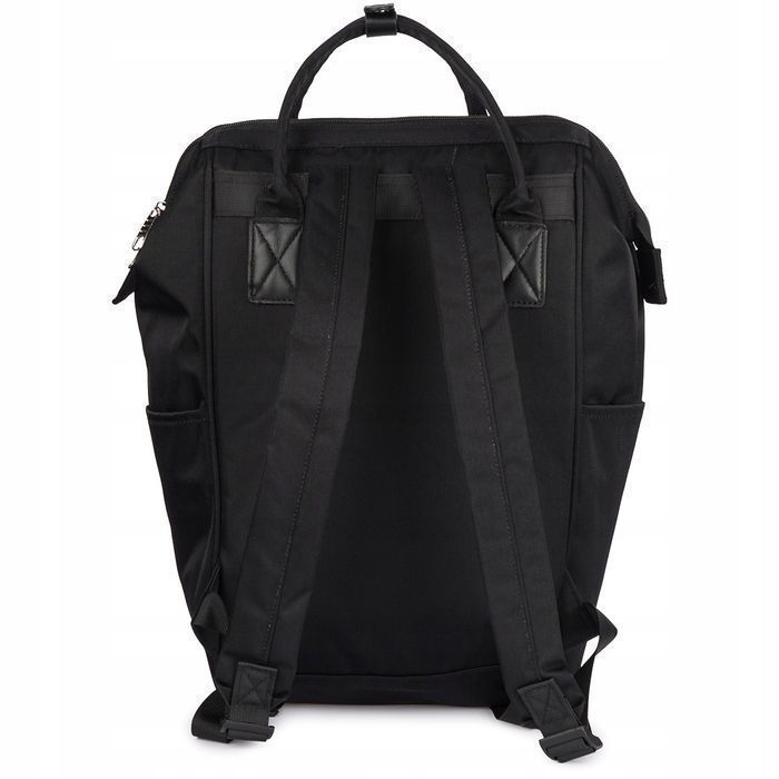 Plecak trekkingowy podróżny bagaż elegancki retro czarny duży Bag nowy