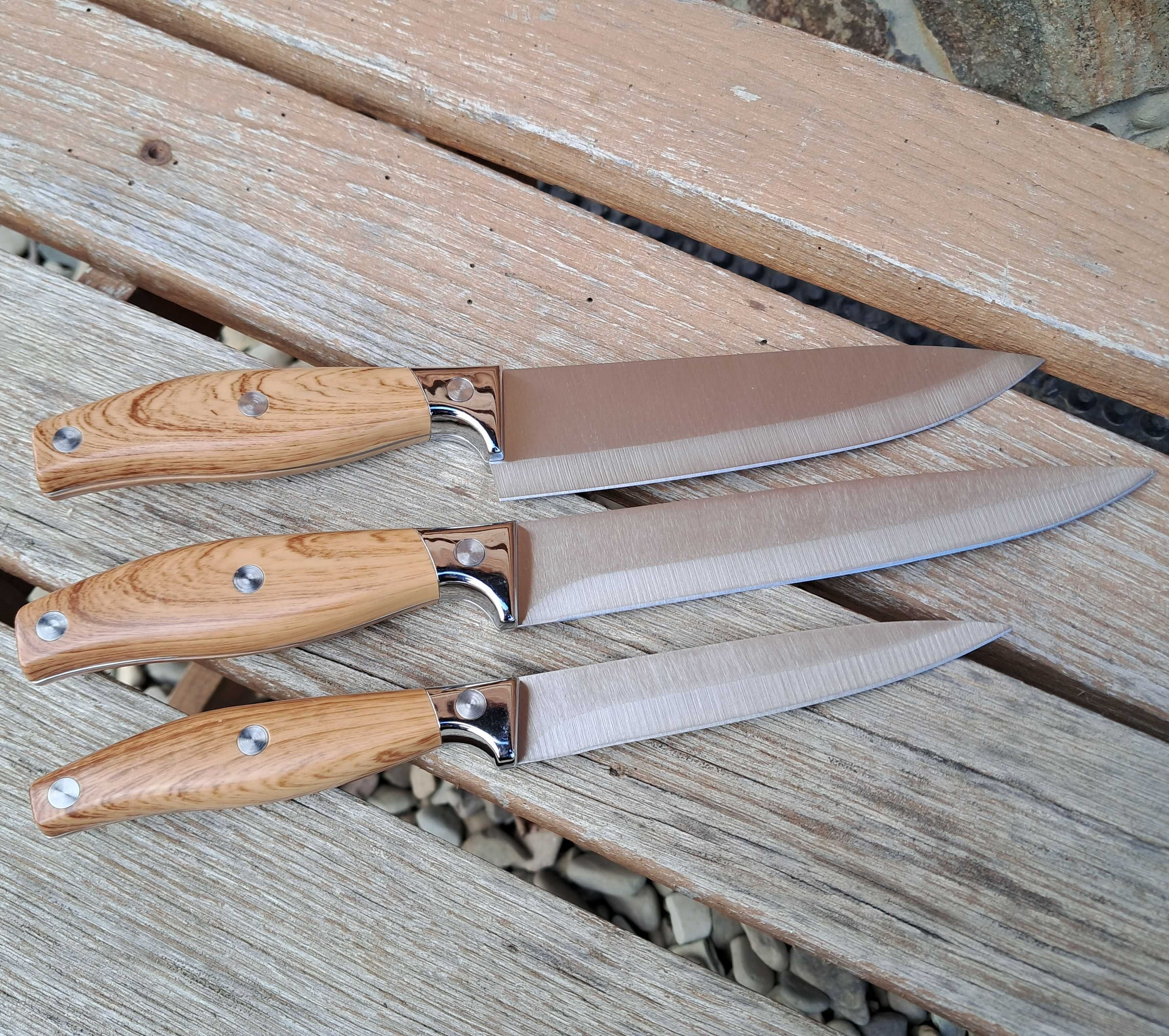 Набор кухонных ножей Кухонні ножі Набір ножів із 3 штук Гострі ножі