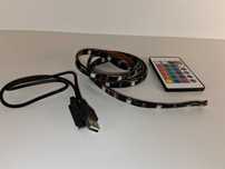 Y035 Taśma LED RGB z Pilotem Zasilana USB DIY Podświetlenie TV Monitor