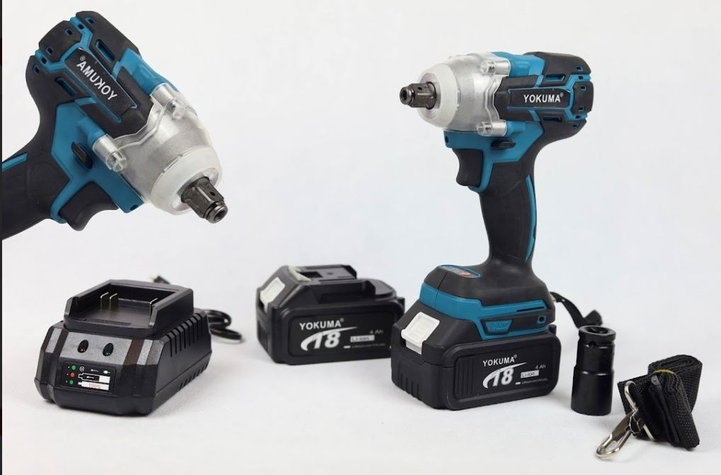 Akumulatorowy Klucz Udarowy 1/2 Yokuma 18V 2 X AKU 3.0AH Makita
