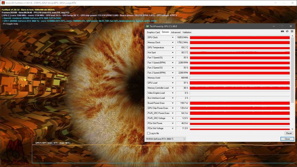 RTX 3060 Ti Asus Dual mini v2 8GB