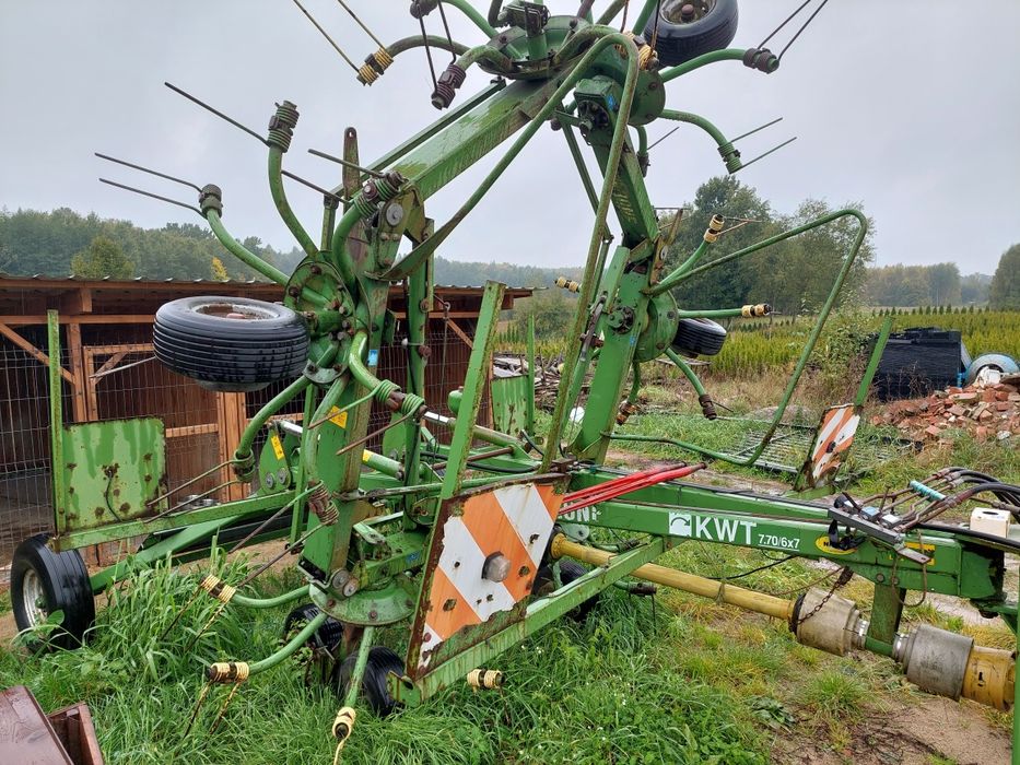 Przetrząsarka przewracarka do siana krone tandem