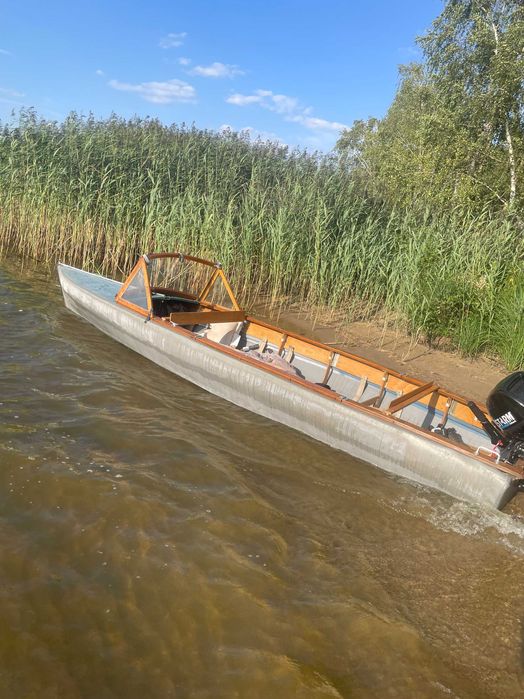 Zabytkowa łódka składana MTW Delphin 110 typ 2 + akcesoria