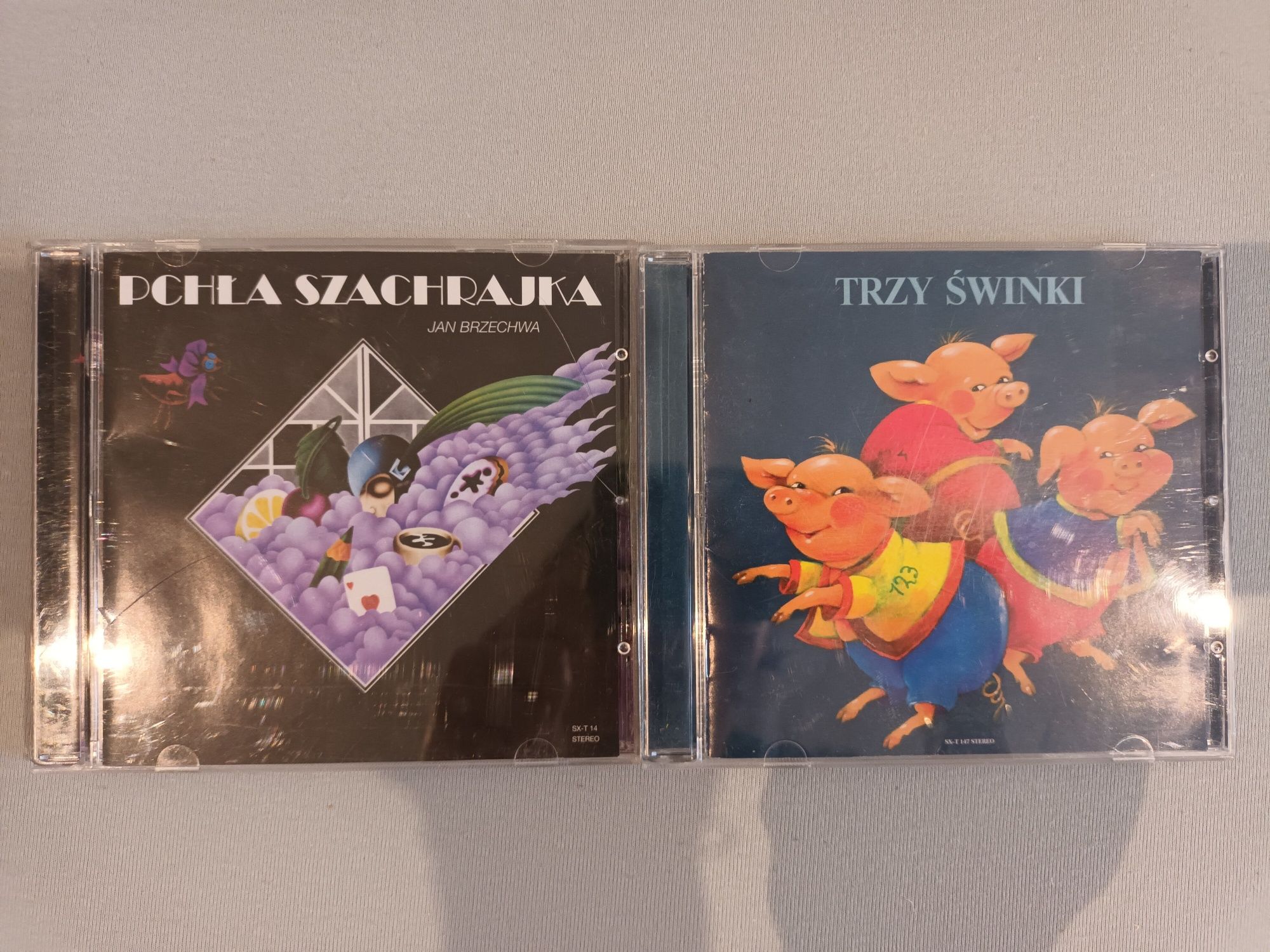 Bajki dla dzieci na CD "Pchła Szachrajka" i "Trzy świnki"