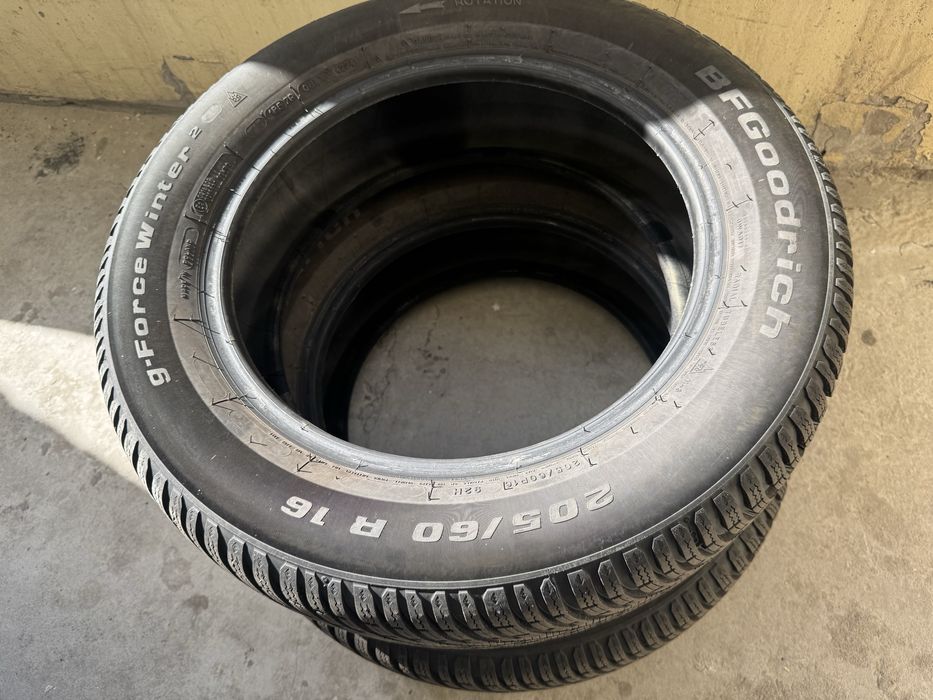 Зимова резина,шини(Пара)BFGoodrich G-Force Winter 2, розмір 205/60 R16