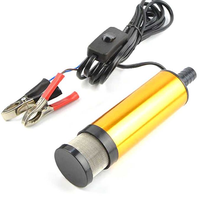 Bomba transfega sucção liquidos Combustivel Gasoleo Oleo Agua 12v NOVO