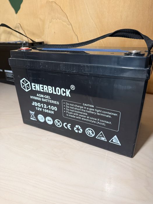 Nowy Akumulator ENERBLOCK AGM-GEL 12V 100Ah