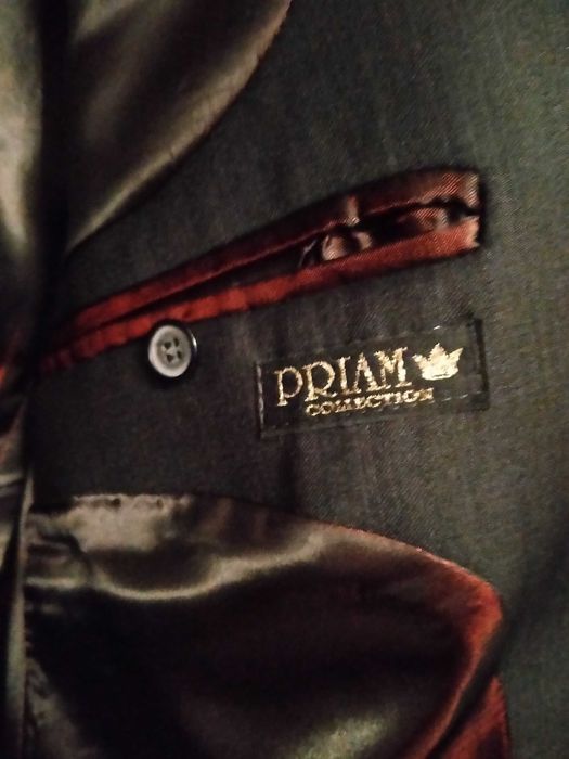 Czarny klasyczny garnitur męski (M/46)